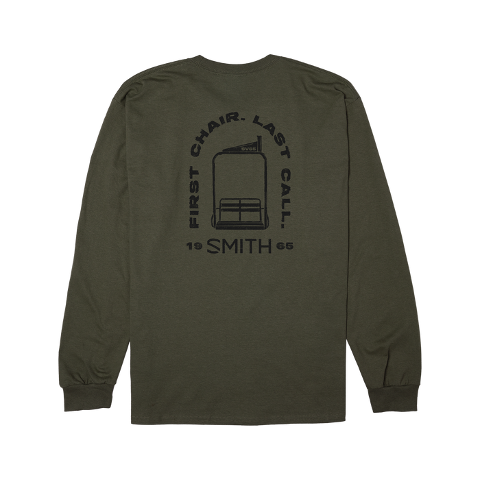 First Chair, Last Call Long Sleeve, Military Green FCLC, hi-res