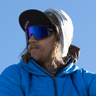 Pursuit, Matte Black + ChromaPop Glacier Photochromic Copper Blue Mirror Lens, hi-res