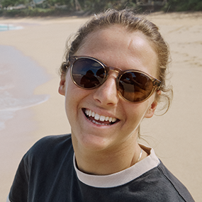 Molly Picklum wearing the all new SMITH Westward sunglasses
