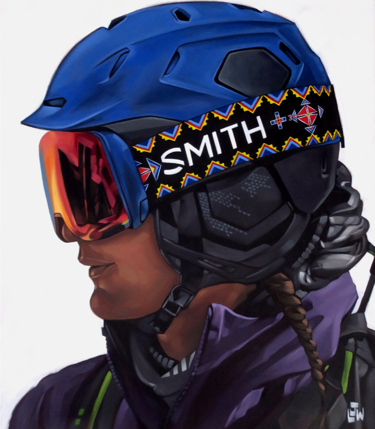 Painting of Athlete