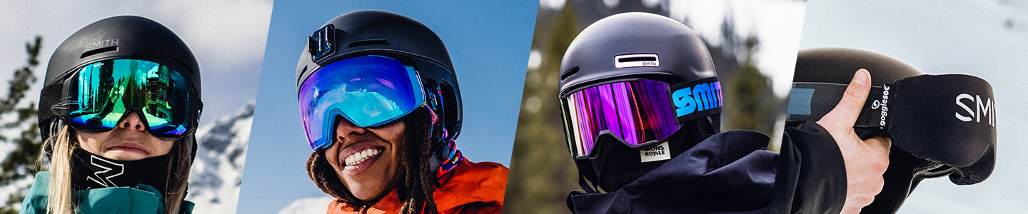Smith Snow helmets and goggles